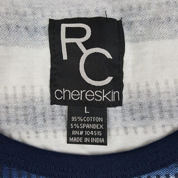 Ron Chereskin Abstract Stripe Mens Tank Top Sz L - Picture 6 of 8